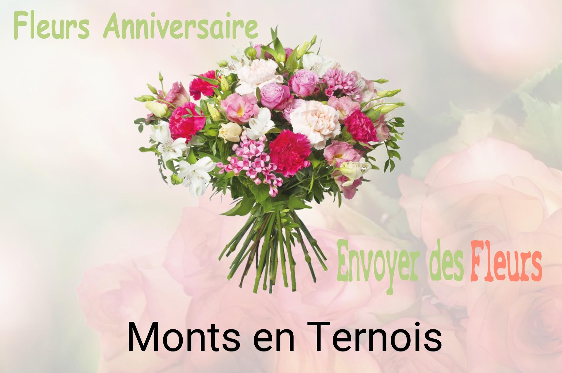 Bouquet de fleurs d’anniversaire livré à Monts-en-Ternois